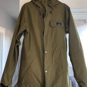 Olive Green Snowboard Jacket